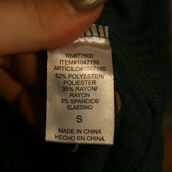 Chaser Waffle Knit Tee with Button Detailing - Picture 6 of 7